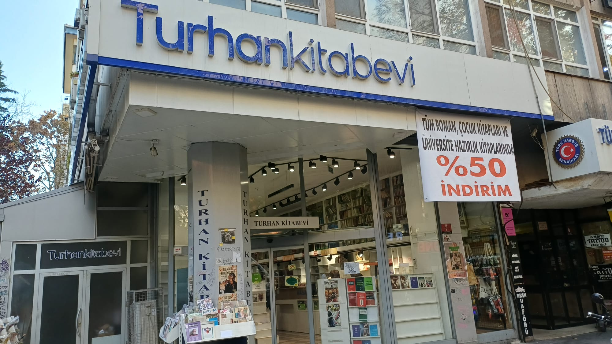 Ankara’nın kültür dünyasında önemli bir yere sahip olan Turhan Kitabevi,