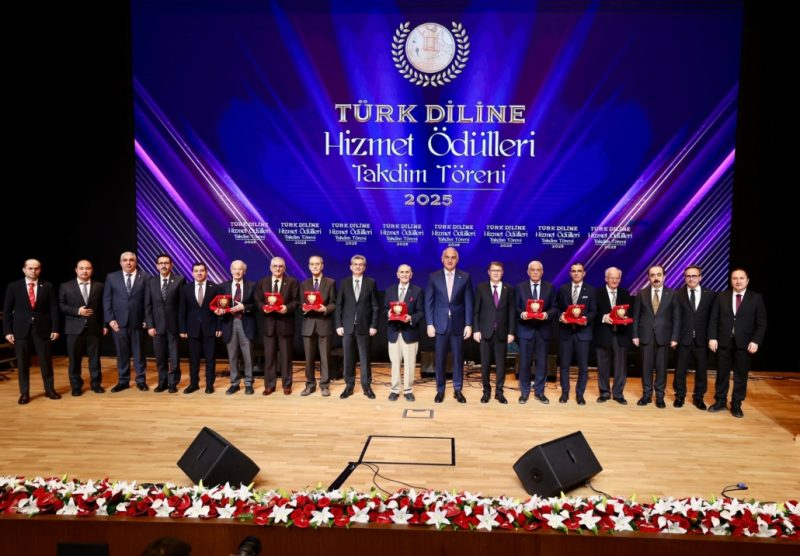 "2025 Yılı Türk Diline Hizmet Ödülleri” sahiplerini buldu