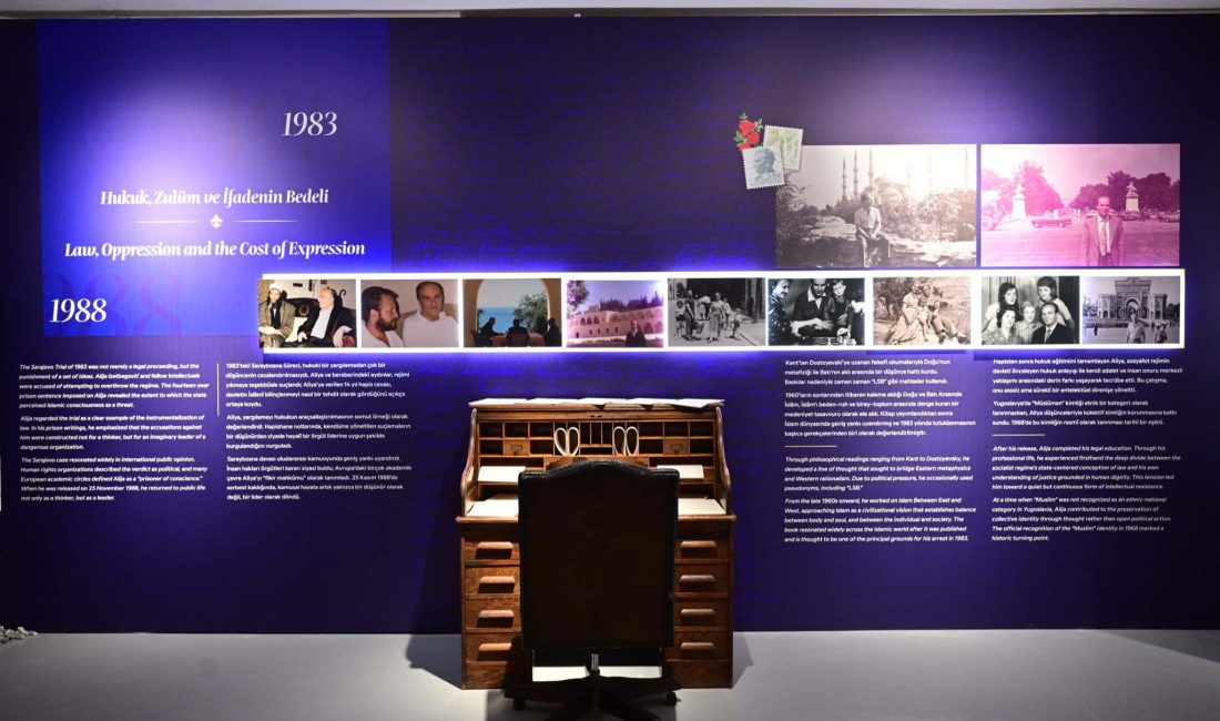 Bosna Hersek’in ilk cumhurbaşkanı Aliya İzzetbegoviç’in doğumunun 100’üncü yılına ithaf