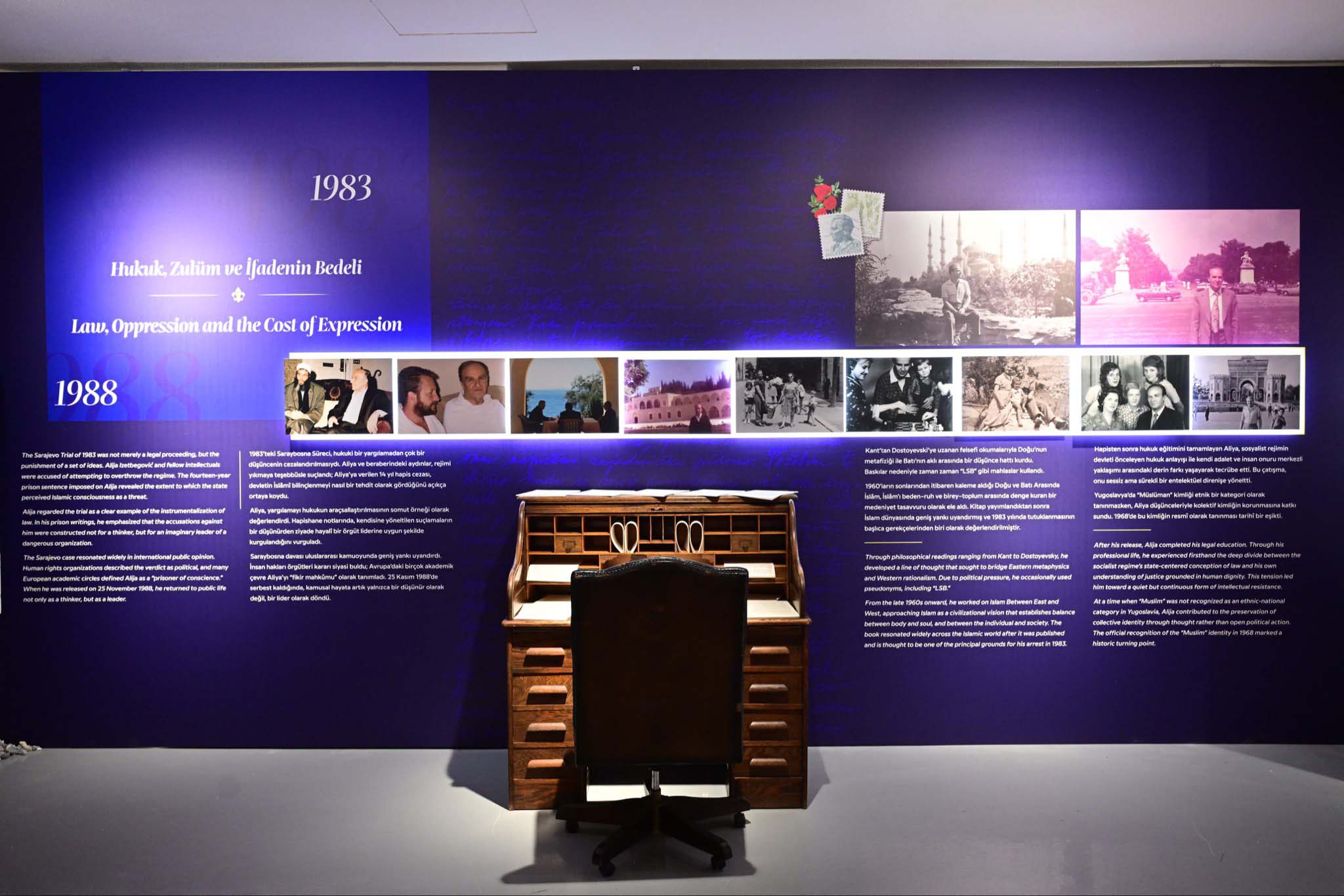 Bosna Hersek’in ilk cumhurbaşkanı Aliya İzzetbegoviç’in doğumunun 100’üncü yılına ithaf