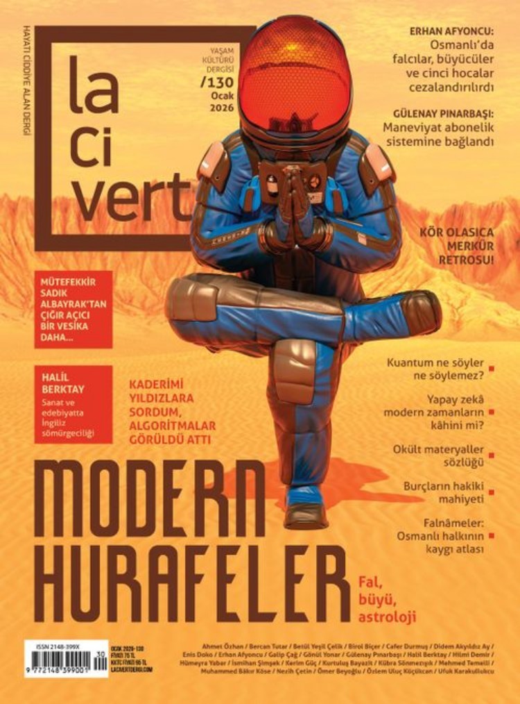 Türkiye'de süreli yayının önde gelen isimlerinden lacivert dergisinin 2026 Ocak