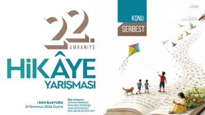 Ümraniye Belediyesi’nin bu yıl 22.sini düzenleyeceği  ‘Geleneksel Hikaye Yarışması’ başvuruları