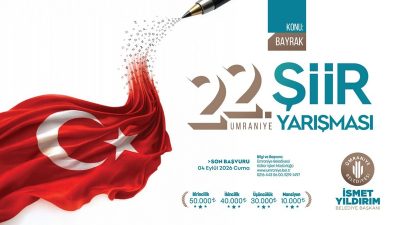 Ümraniye Belediyesi’nin bu yıl 22.sini düzenleyeceği  ‘Geleneksel Şiir Yarışması’ başvuruları