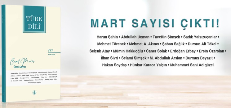 890. sayısıyla raflardaki yerini alan derginin bu sayısında Cemil Meriç