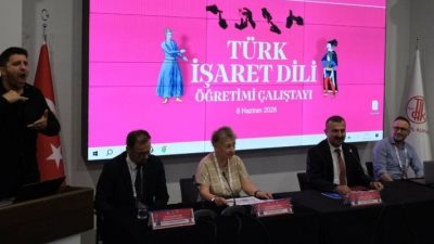 Türk Dil Kurumu tarafından düzenlenen Türk İşaret Dili Öğretimi Çalıştayı,