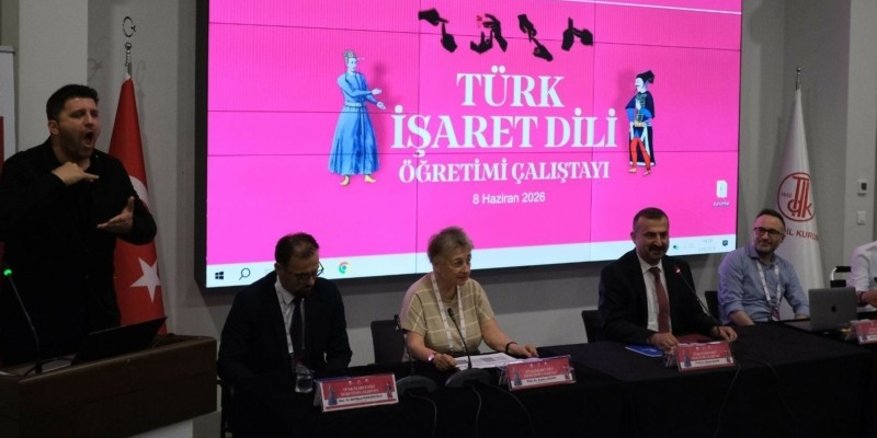 Türk Dil Kurumu tarafından düzenlenen Türk İşaret Dili Öğretimi Çalıştayı,