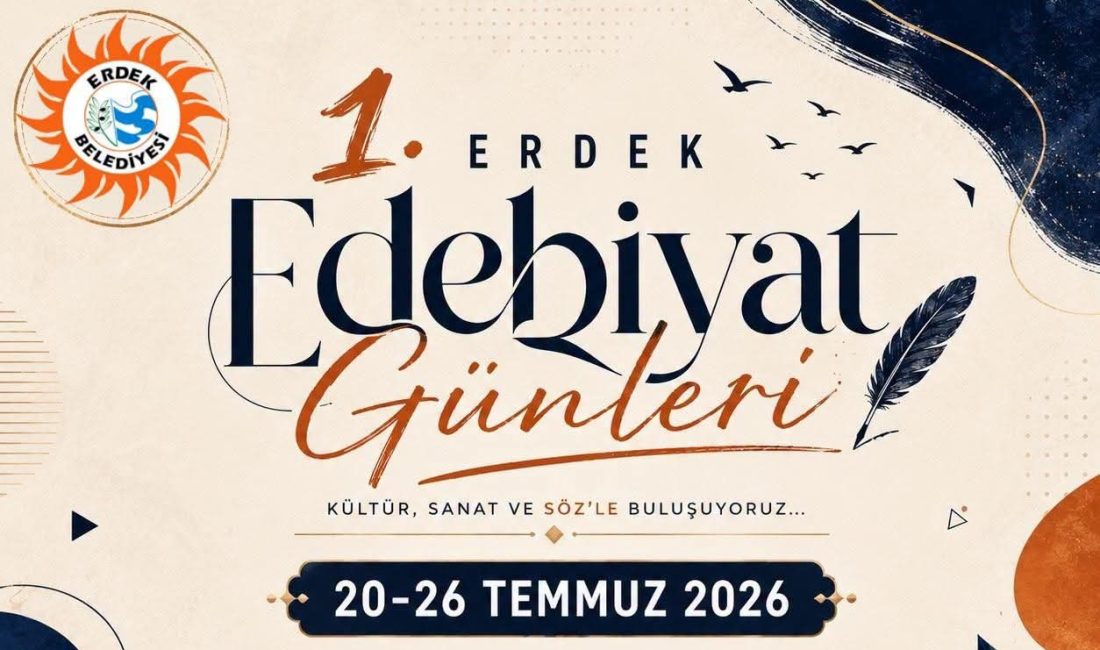 "Birinci Erdek Edebiyat Günleri", önümüzdeki hafta Balıkesir'in Erdek ilçesinde başlıyor.
